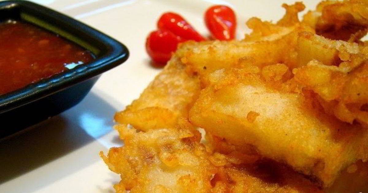 Рецепт морской окунь в кляре. калорийность, химический состав и пищевая ценность.