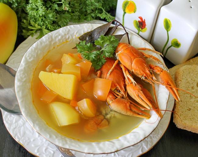 Раковый суп (crayfish soup) - вкусные заметки