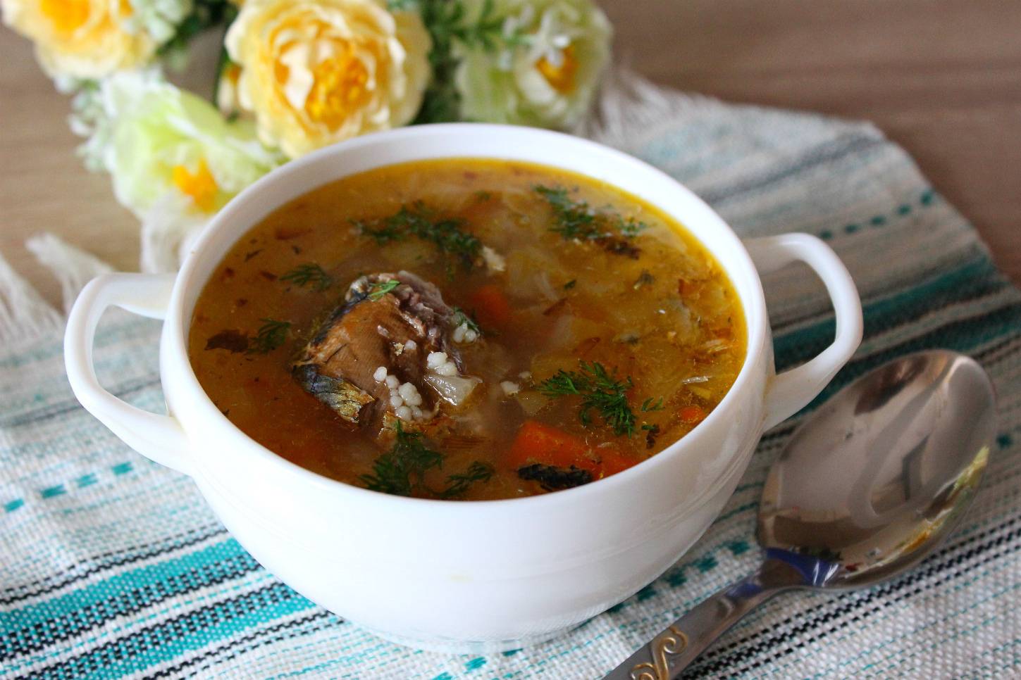 Как сварить суп из консервов сайры с картошкой - 5 вкусных рецептов