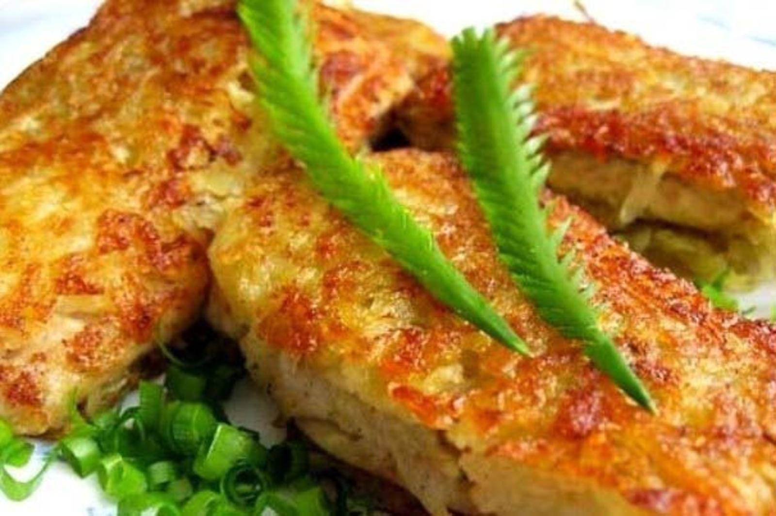 Жареный в кляре морской окунь - рецепт пошаговый с фото