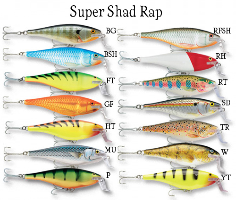 Rapala super shad rap – рыбалка онлайн