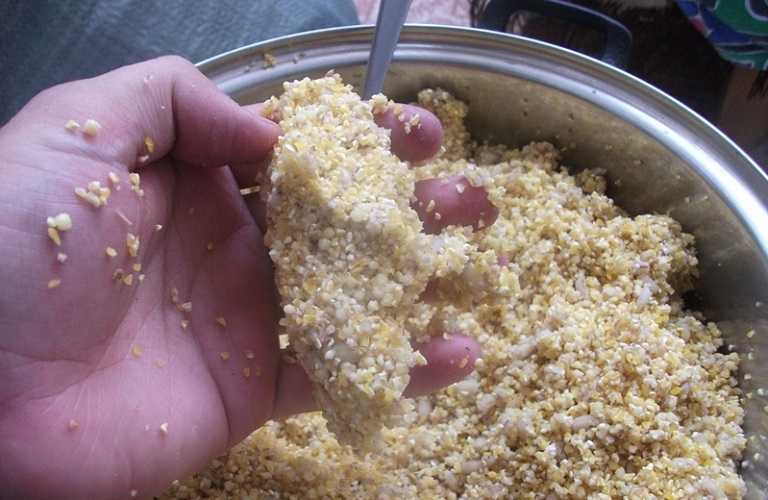 Каша для рыбалки на пружину
