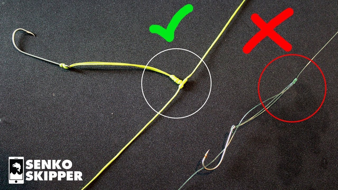 Правильно привязать два крючка для летней ловли. как привязать несколько крючков к основной леске?