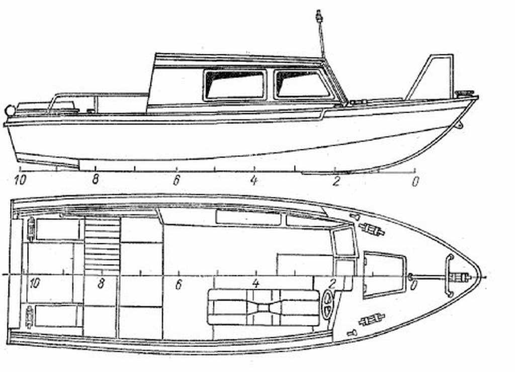 Моторная лодка Вишера