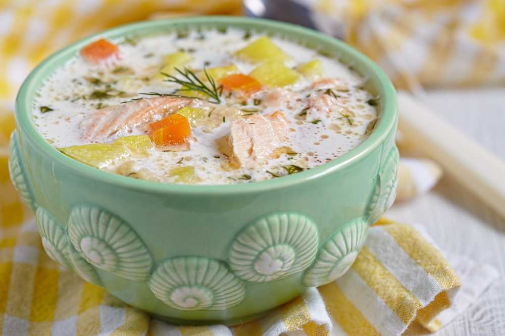 Уха из семги