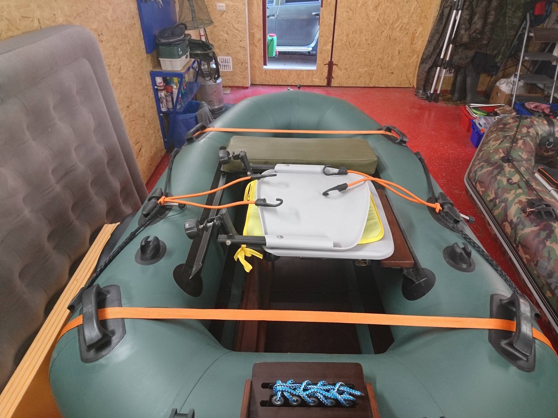 Тюнинг надувных лодок пвх своими руками для рыбалки - видео