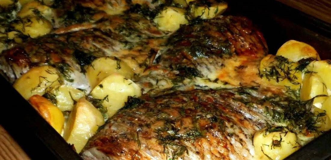 Карась в духовке