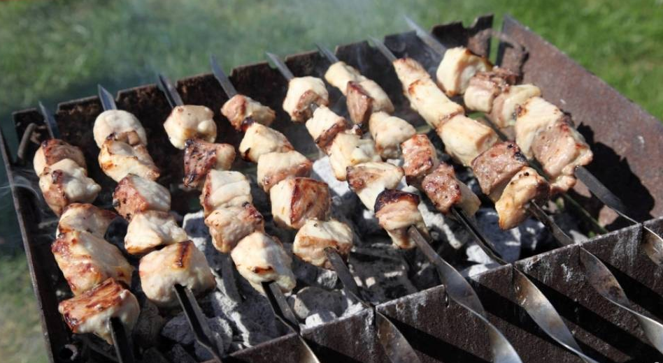 Шашлык из осетра