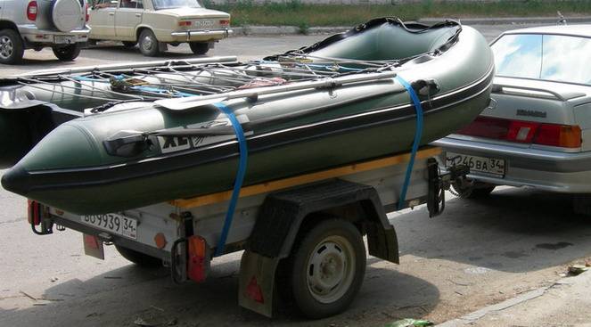 Прицеп для лодки пвх и для транспортировки надувных лодок