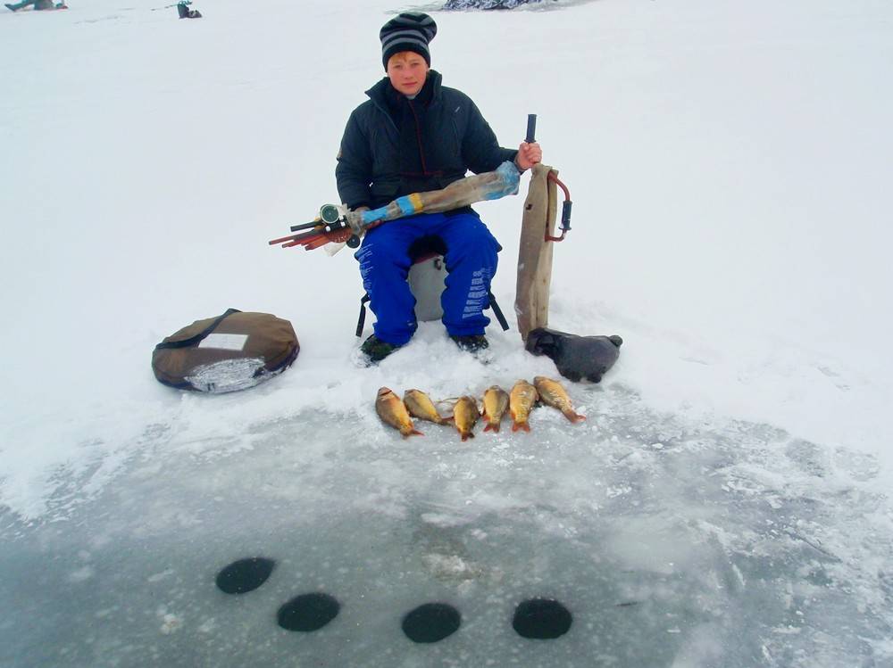 Ловля карпа зимой