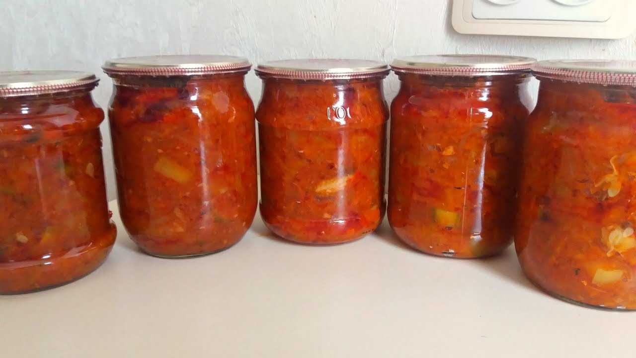 Салат из скумбрии с помидорами на зиму: рецепт с фото