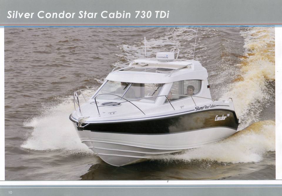 Катер silver condor star cabin: характеристики, конструкция и интерьер