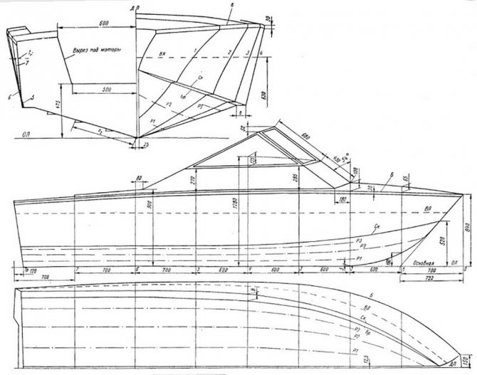 Моторная лодка «север 420» — проект и чертежи для самостоятельной постройки