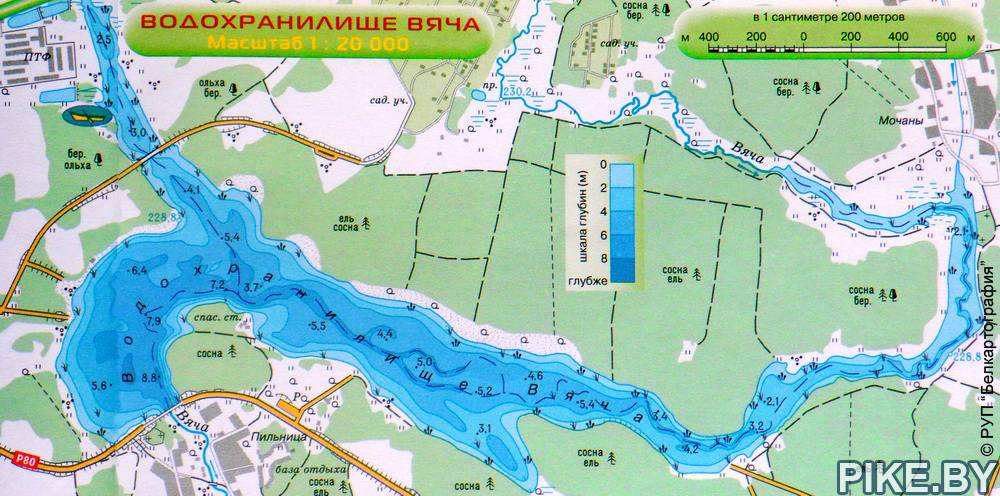 Уловистые места для рыбалки в Минской области