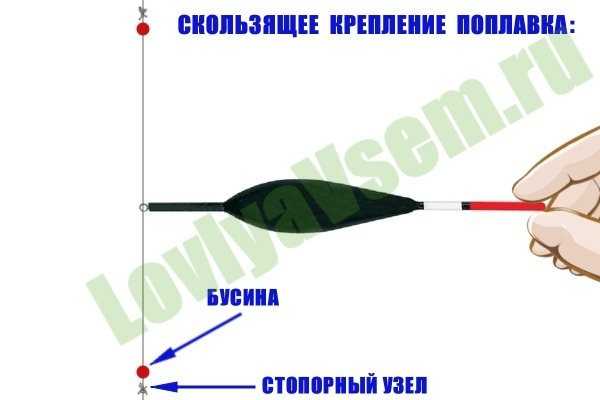 Учимся ловить скользящим поплавком