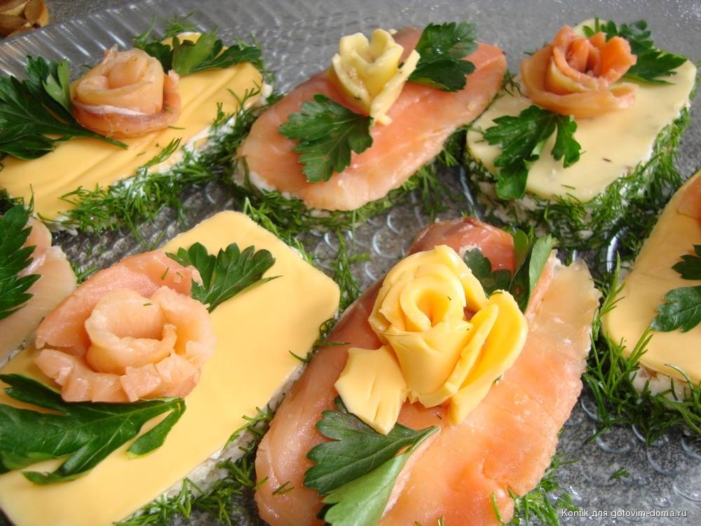 Бутерброды на праздничный стол – простые и вкусные рецепты