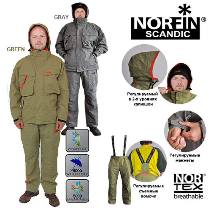 Костюм norfin scandic – рыбалка онлайн
