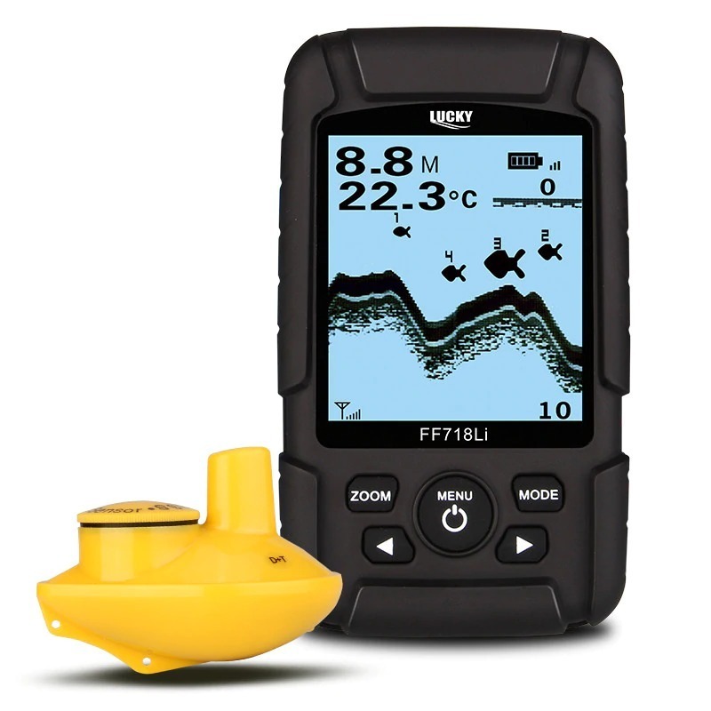 Беспроводной эхолот lucky fish finder