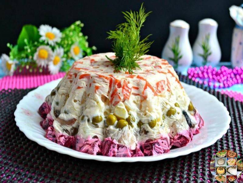 Селедка под шубой — классический рецепт